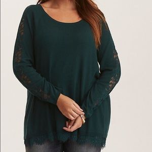 Torrid Size 3 Green Sweater